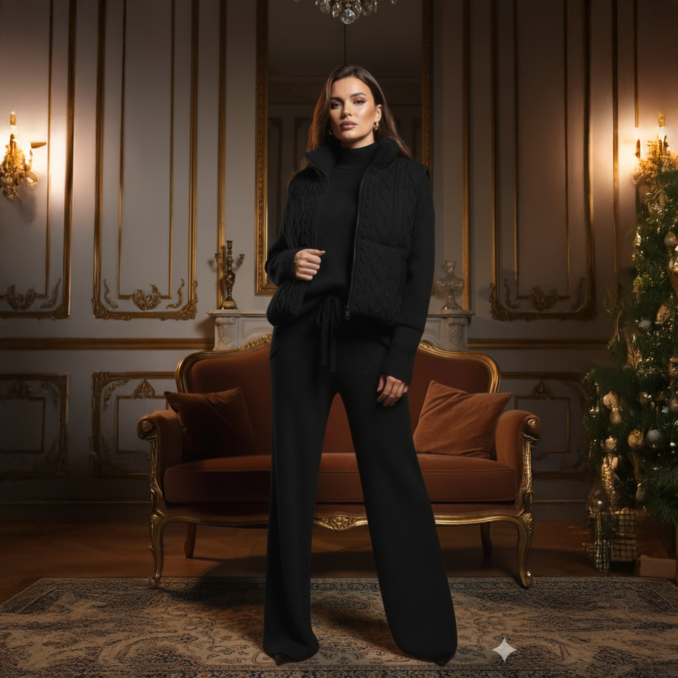 Set (Sweater,Pants and Vest)