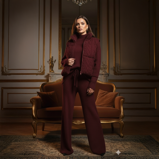 Set (Sweater,Pants and Vest)