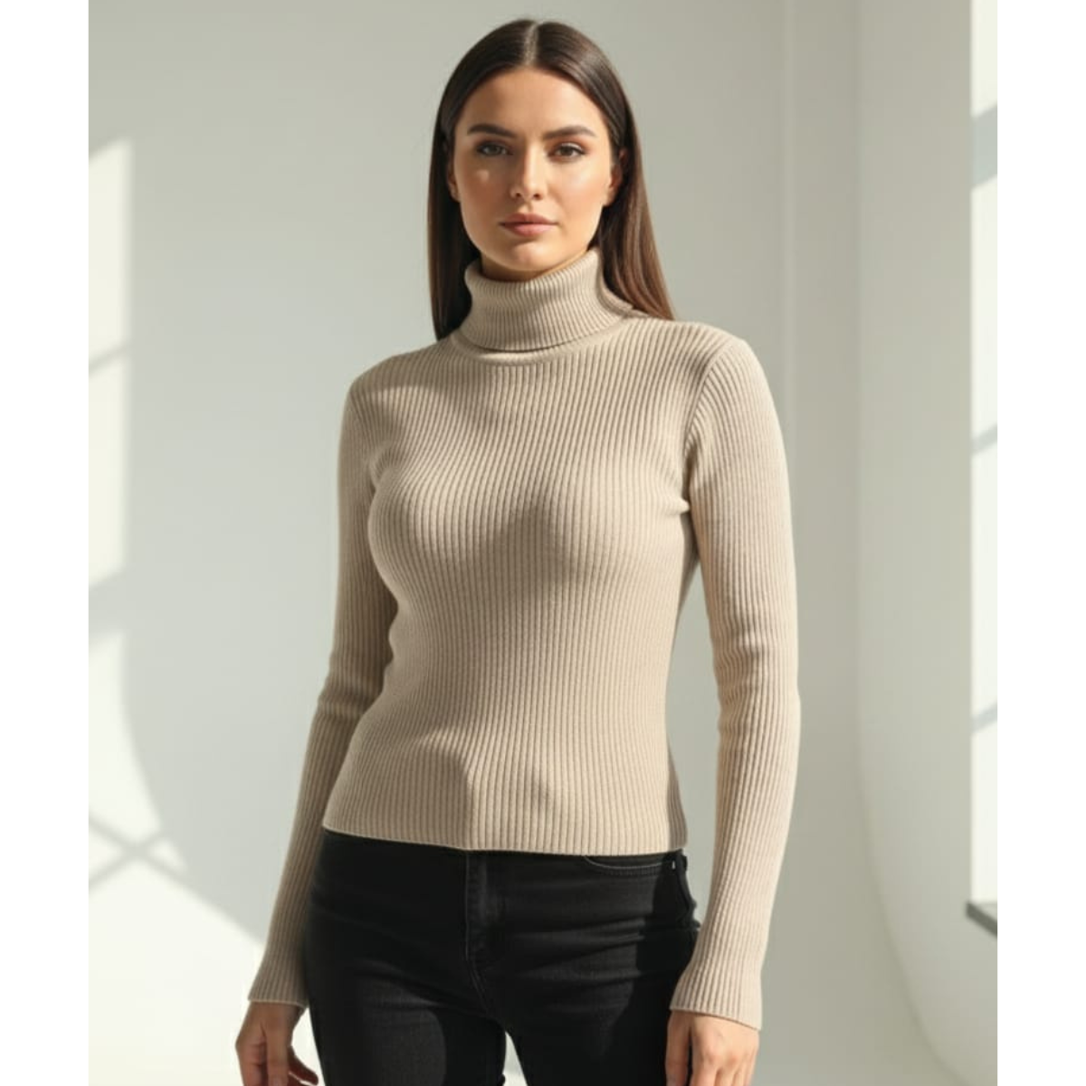 High Neck Sweater